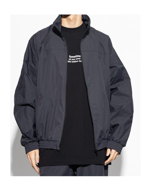Vetements Blue Logo Casual Jacket for men