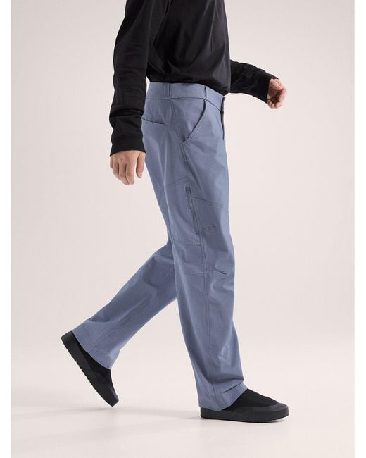 Arc'teryx Blue Cronin Belt-Loop Casual Pants for men
