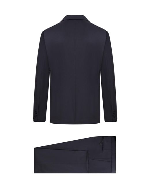 Tagliatore Blue Dinner Logo Plaque Suit Set for men