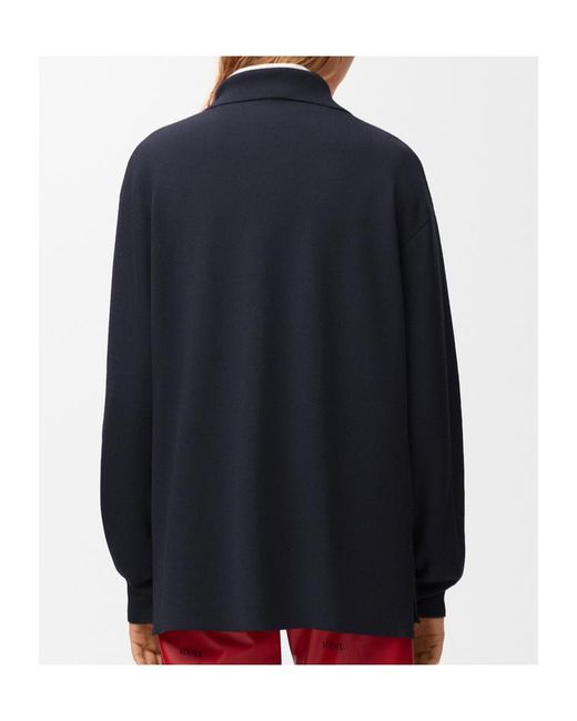 Loewe Blue Polo Sweater