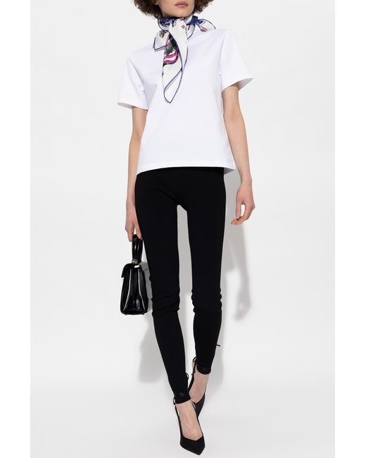 Ferragamo White Logo T-Shirt