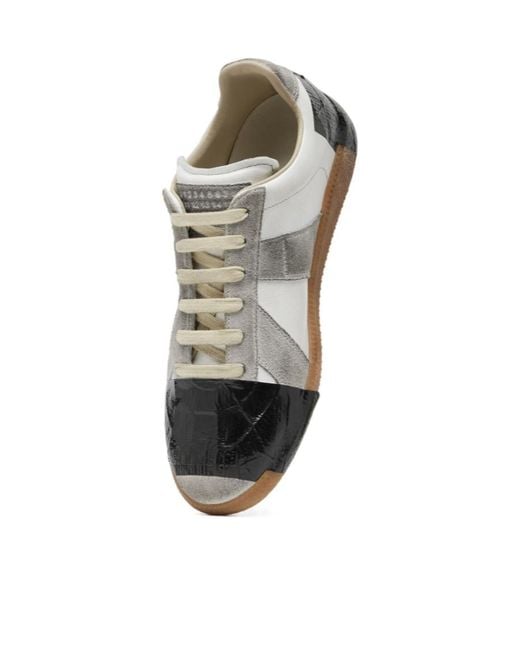 Maison Margiela Multicolor Vintage Effect Sports Shoes for men