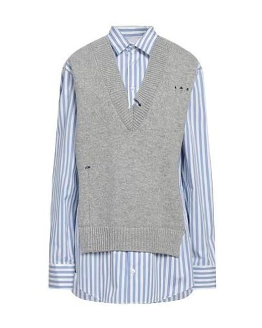 Maison Margiela Blue Striped Shirt
