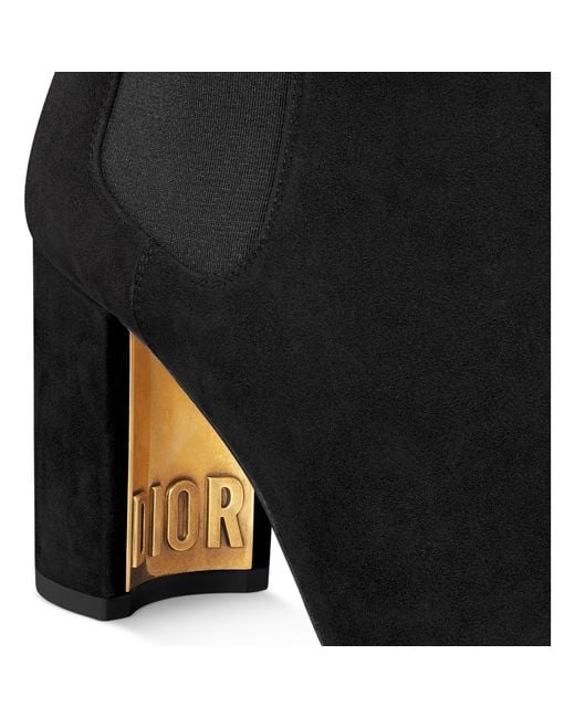 Dior Black D-Art Heeled Ankle Boot