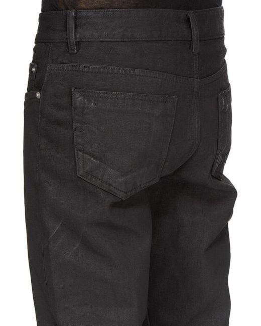 Rick Owens Black Belt-Loop Jeans for men
