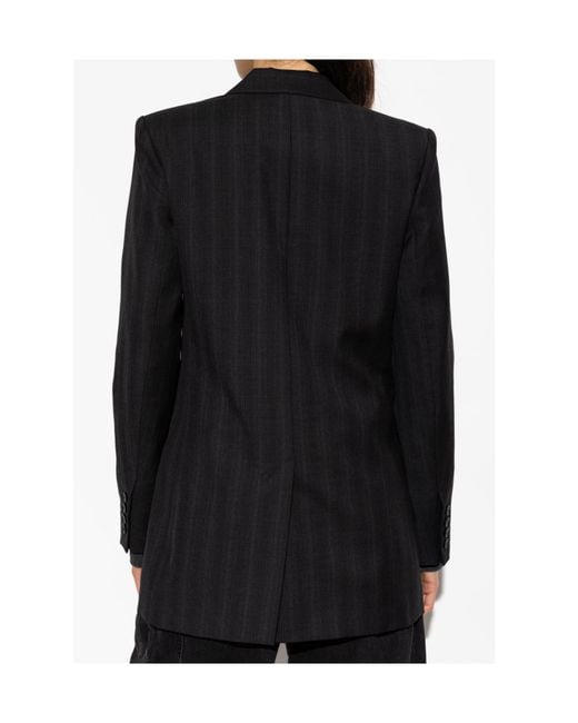 Isabel Marant Black Jevima Double-Breasted Blazer