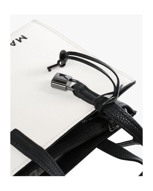 Marc Jacobs Black Bi Color Bold Mini Grind Tote