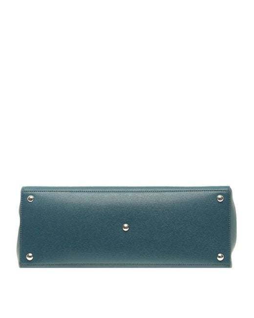 Fendi Blue Logo Handbag