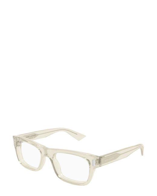 Saint Laurent White Full-Frame Plain Mirror for men