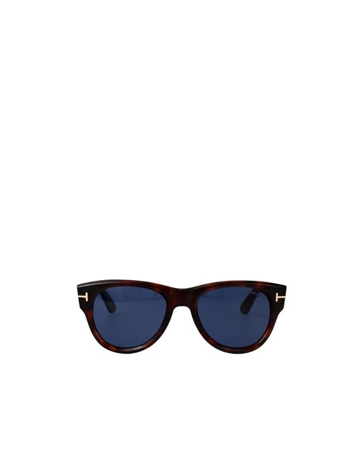 Tom Ford Blue Eyewear Round Frame Sunglasses for men