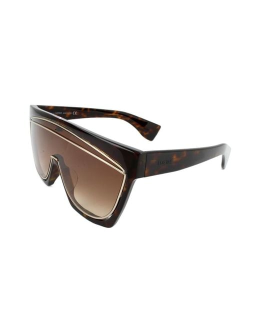 Loewe Brown Logo Logo Sunglasses