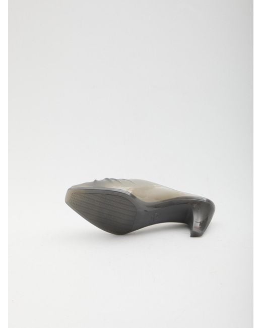 Chloé Gray Chloé Knotted Jelly-Heel Mules