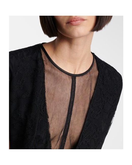 Stella McCartney Black Lace Gown