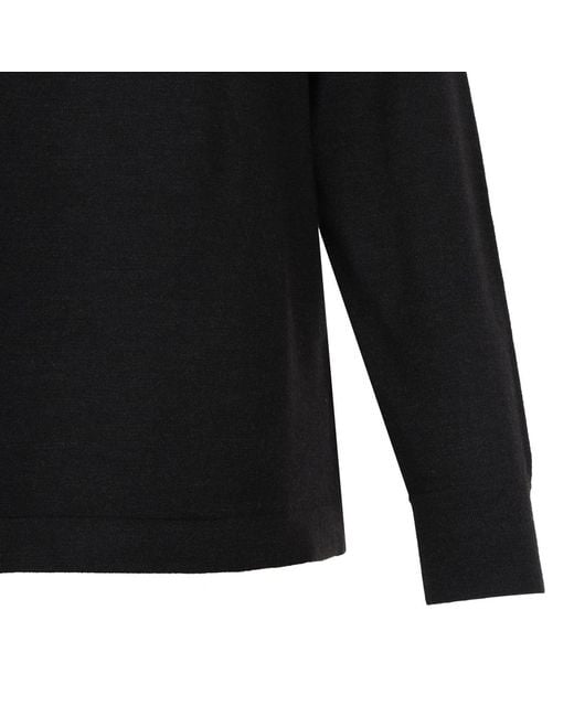 P.A.R.O.S.H. Black Turtleneck Long-Sleeve Sweater