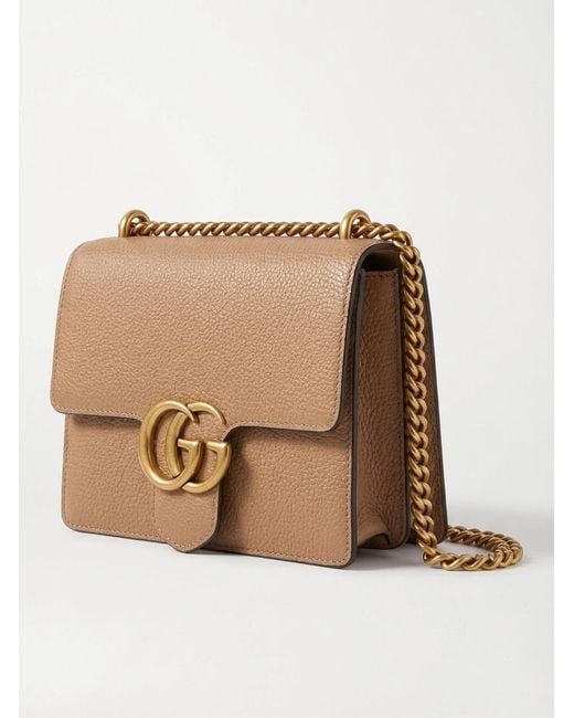 Gucci Natural Flap Shoulder Bag