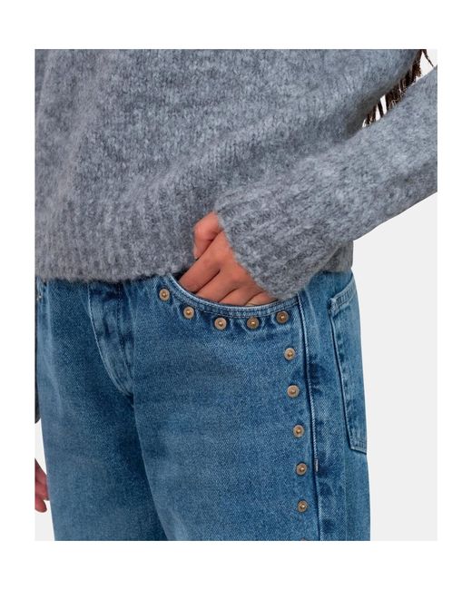 Paloma Wool Blue Crowd Studded Jeans