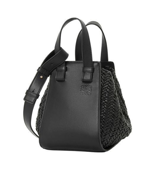 Loewe Black Compact Hammock Bucket Bag
