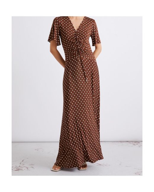 Marella Purple Long Jersey Dress
