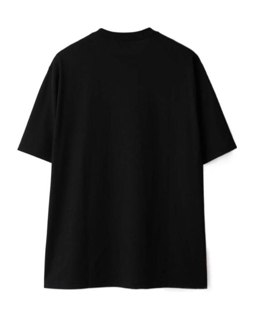 Burberry Black Item O-Neck Short-Sleeved T-Shirt for men