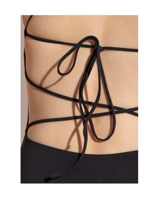 Tory Burch Black Strappy Swimsuit