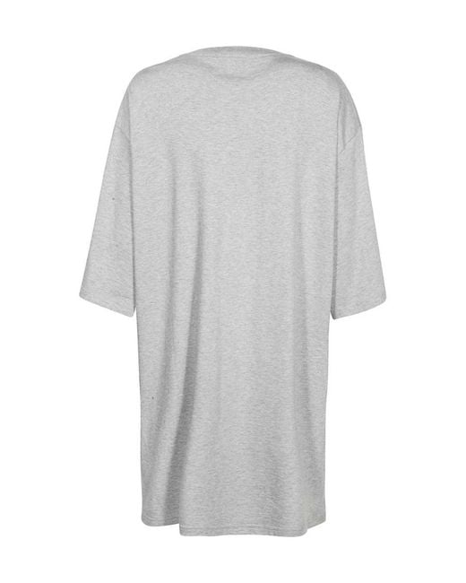 Gcds Gray X Spongebob Printed Crewneck T-Shirt Dress