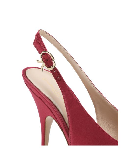Gianvito Rossi Pink Pointed-Toe High-Heeled Sandals