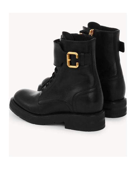 Chloé Black Coddington Ankle Boot