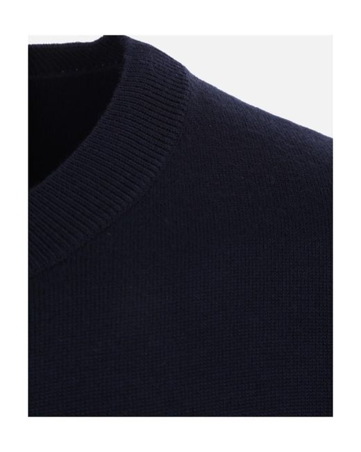 Loewe Blue Logo Detailed Crewneck Jumper for men
