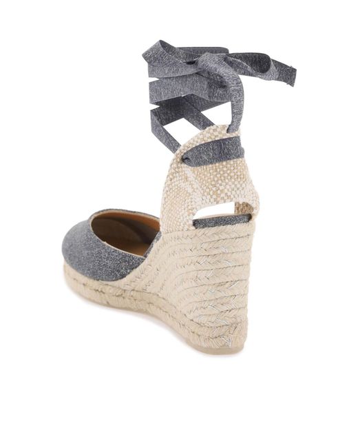 Castaner Metallic Castañer Carina Almond Toe Espadrilles