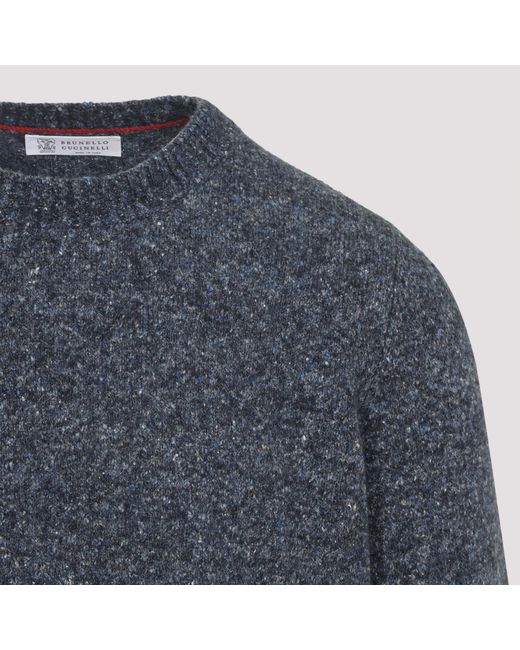 Brunello Cucinelli Blue Sweater for men