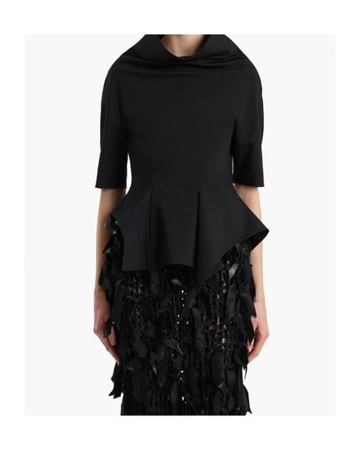 Khaite Black Pippa Top