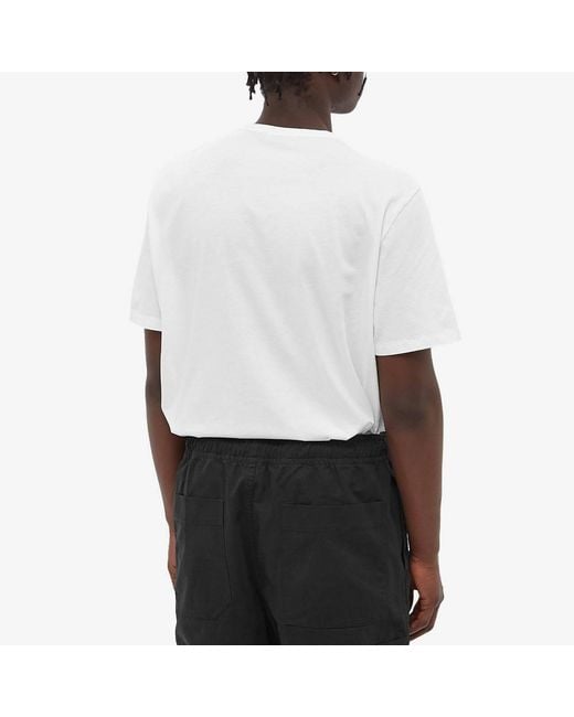 Our Legacy White New Box Crewneck Jersey T-Shirt for men