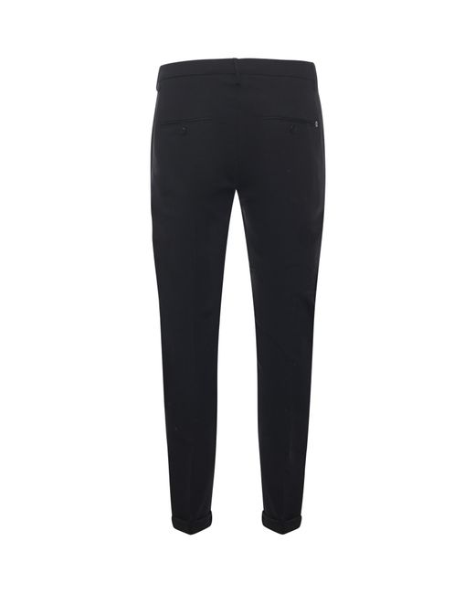 Dondup Blue Slim-Fit Trousers for men