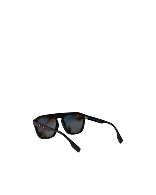 Burberry Black Eyewear Square Frame Sunglasses for men