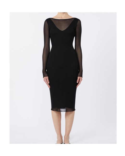 Max Mara Black Midi Dress