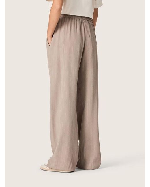 Golden Goose Deluxe Brand Natural Pinstripe Elasticated Waist Pants