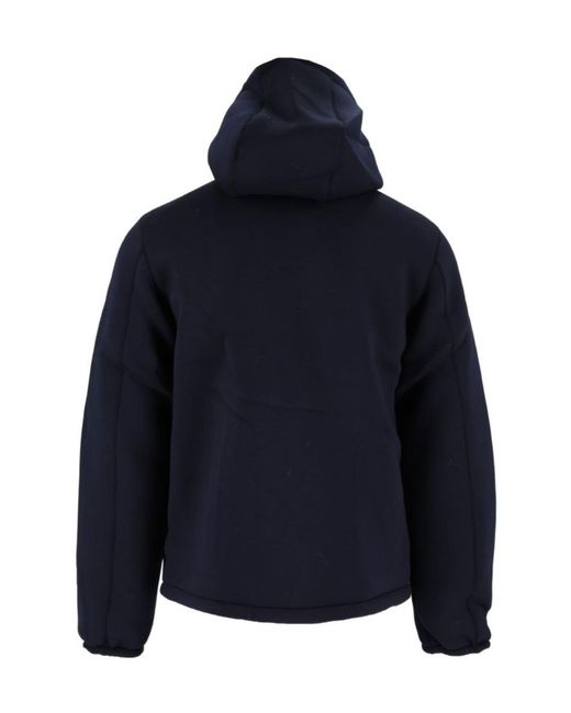 K-Way Blue Long-Sleeved Reversible Jacket for men