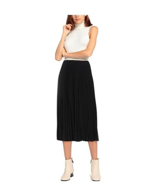Balenciaga Black Simple Pleated Skirt