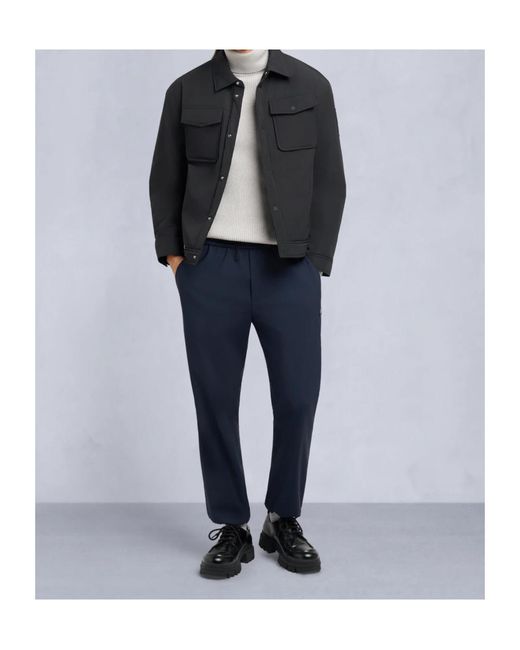 Moose Knuckles Black Button-Fastening Shirt Jacket for men