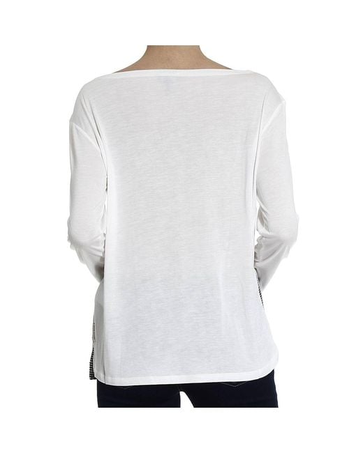 Armani Jeans White Logo Details T-Shirt