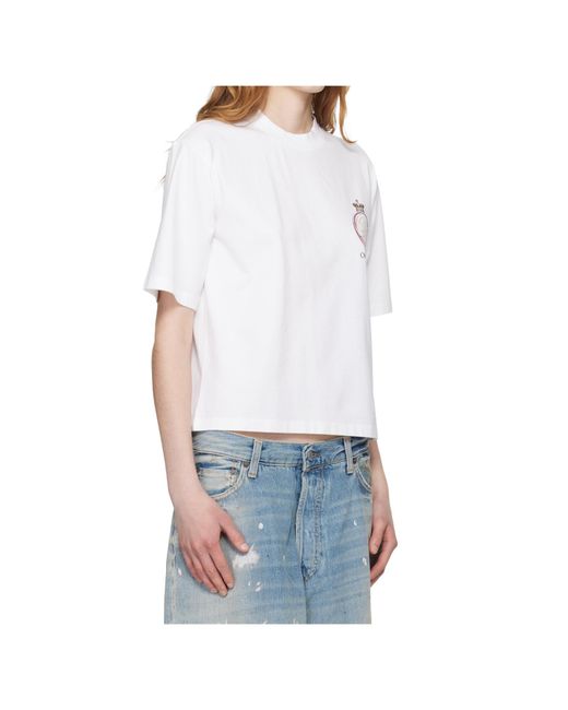 Off-White c/o Virgil Abloh White Royal Crown Boxy T-Shirt