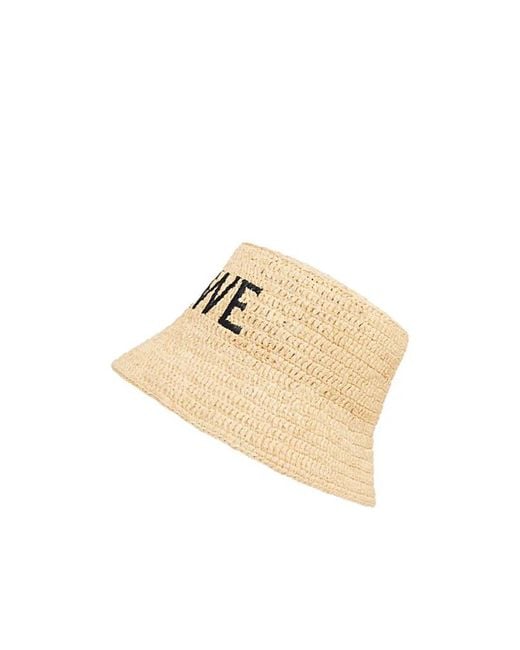 Loewe Natural Rafia Bucket Hat