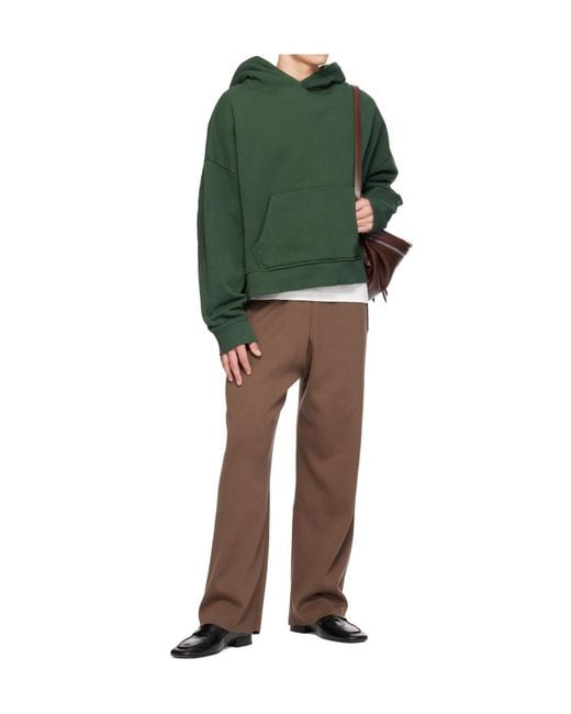 Entire studios Brown Straight Leg Knit Sweatpants for men