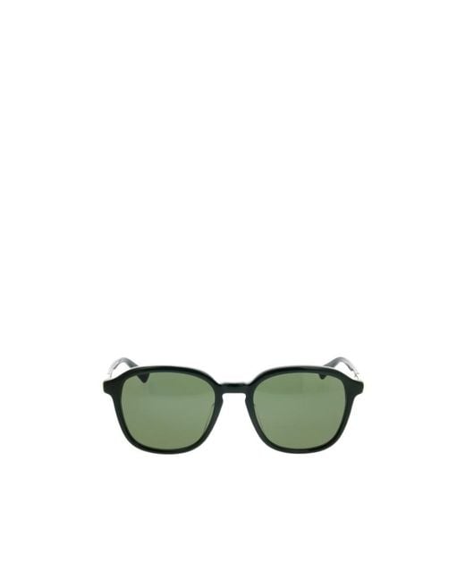Bottega Veneta Green Eyewear Square Frame Sunglasses for men