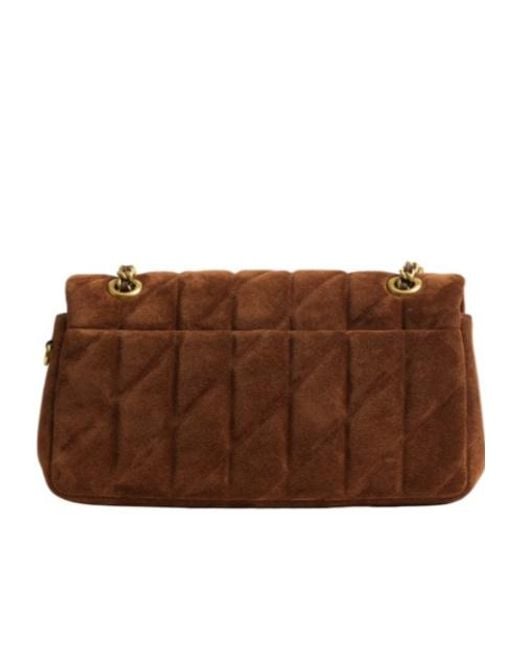 COACH Brown Tabby 26 Quilted Shoulder Bag