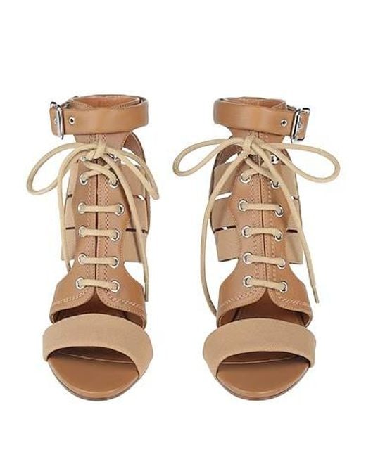 Chloé Metallic Sandals