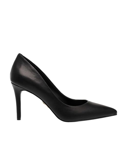Steve Madden Black Logo High Heels