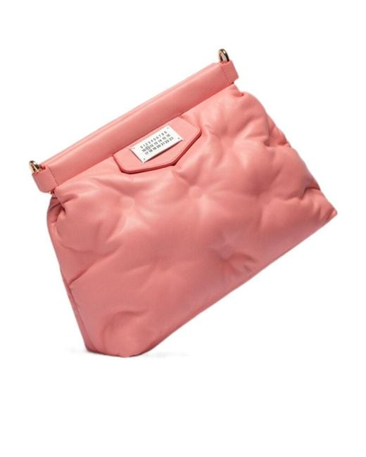 Maison Margiela Pink Glam Slam Quilted Shoulder Bag