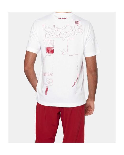 Mammut White Base T-Shirt Multi-Pitch for men