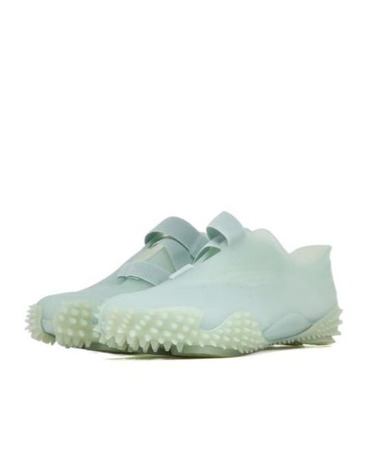 PUMA Green Round Toe Studded Sneakers